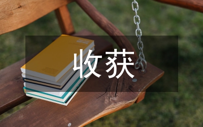 寒假的收獲