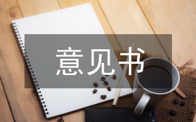 意見(jiàn)書(shū)