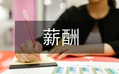年薪制薪酬方案