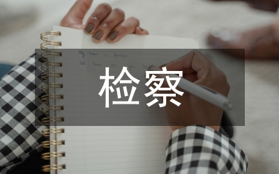 檢察工作意見