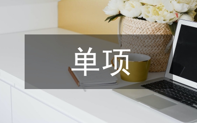 單項資產(chǎn)評估報告