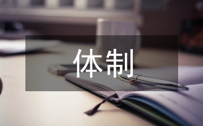 行政處罰體制